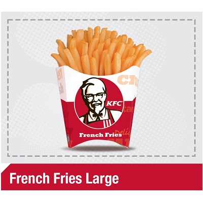French Fries Large KFC Kentucky Fried Chicken Gambar 1