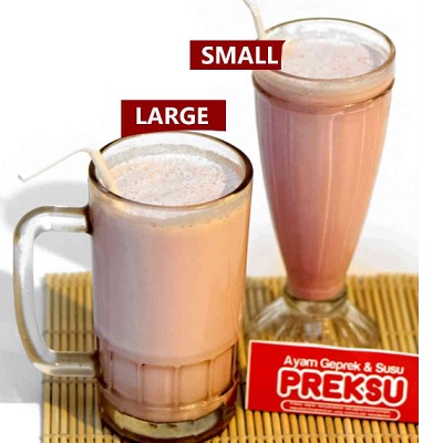 Hot Susu Coklat Large Ayam Geprek dan Susu PREKSU Gambar 1