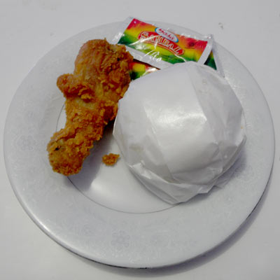 Ayam Goreng Paha Bawah Dengan Nasi OLIVE Fried Chicken Gambar 1