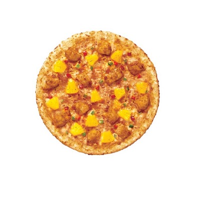 Hawaiian Chicken Pizza Reguler Sausage Crust Pizza Hut Gambar 1