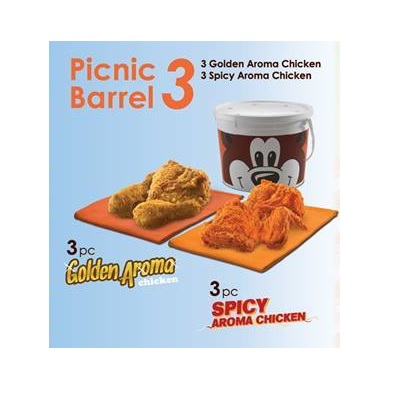 Picnic Barrel 3 Duo Aroma Chicken AW Gambar 1