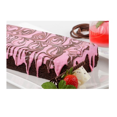 Brownies Kukus Pink Marble AMANDA BROWNIES Gambar 2