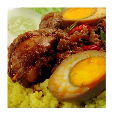 Nasi Kuning Telur Burjo Borneo Gambar 1
