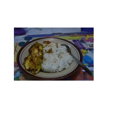 Nasi Telur Sayur Sambel Burjo Borneo Gambar 1
