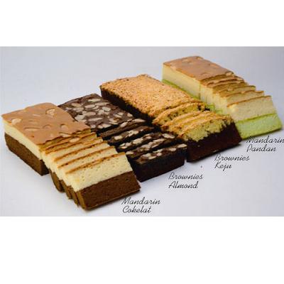 Cake Brownies Almond 10x22 Box Jasmine Cakery Gambar 1