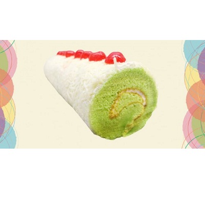 Cake Pandan Cheese Roll Box Jasmine Cakery Gambar 1