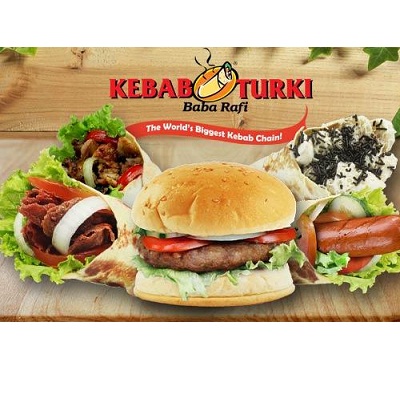 Beef Burger Kebab Turki Baba Rafi Gambar 1