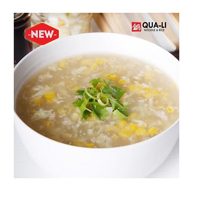 Soup Jagung Asparagus Qua Li Noodle and Rice Gambar 1