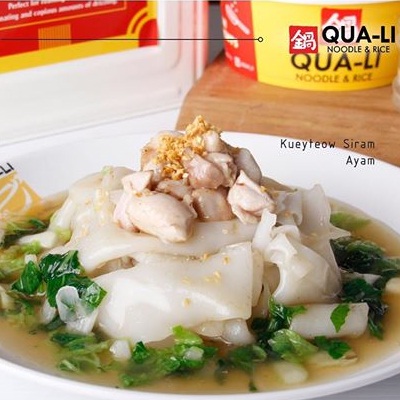 Kuey Teow Siram Ayam Qua Li Noodle and Rice Gambar 1