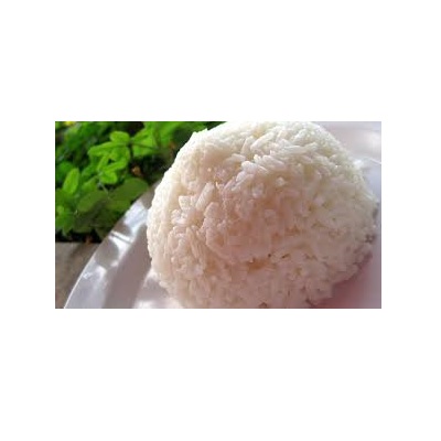 White Steamed Rice Qua Li Noodle and Rice Gambar 1