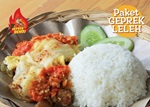 Paket Nasi Geprek Leleh Geprek Bensu Gambar 1