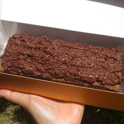Ogura Cake Greentea Topping Crispy Choco Oma Opa Cakery Gambar 1