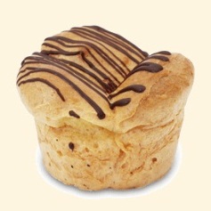 Chocolate Fla Soes Soes Roti Kecil Gambar 1