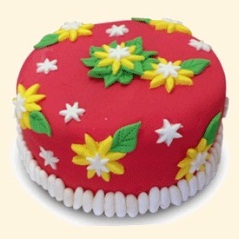 Tart Fondant Ukuran 30cm Roti Kecil Gambar 1