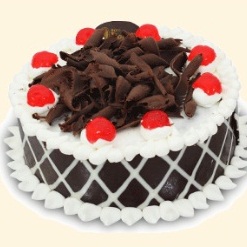 Tart Black Forest D 30cm Roti Kecil Gambar 1