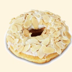 Donat Kacang Almond Donut Roti Kecil Gambar 1