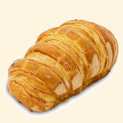 Banana Croissant Pastry Roti Kecil Gambar 1