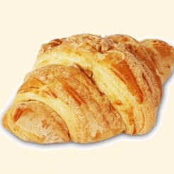 Peanut Butter Croissant Pastry Roti Kecil Gambar 1
