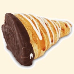 Chocolate Horn Croissant Pastry Roti Kecil Gambar 1
