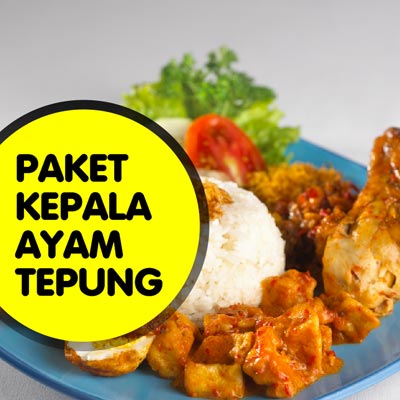 Nasi Sayur Kepala Ayam Goreng Tepung Bu Bangi Gambar 1